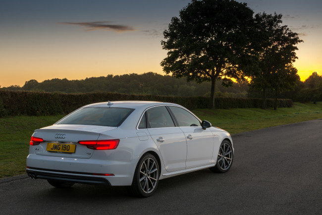 Обои картинки фото автомобили, audi, a4, tdi, s, line, uk-spec, b9, 2015г