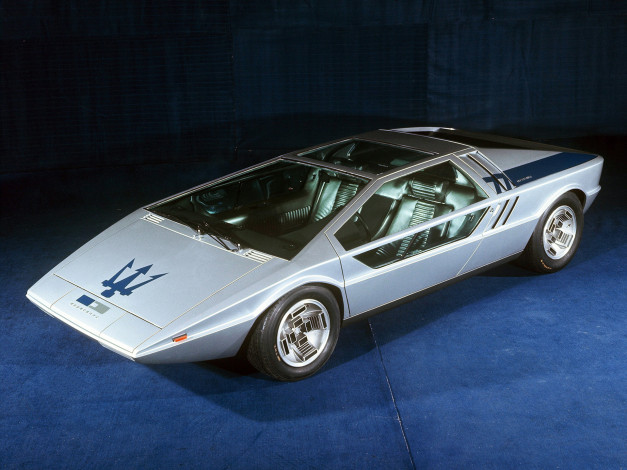 Обои картинки фото maserati boomerang concept 1972, автомобили, maserati, concept, boomerang, 1972