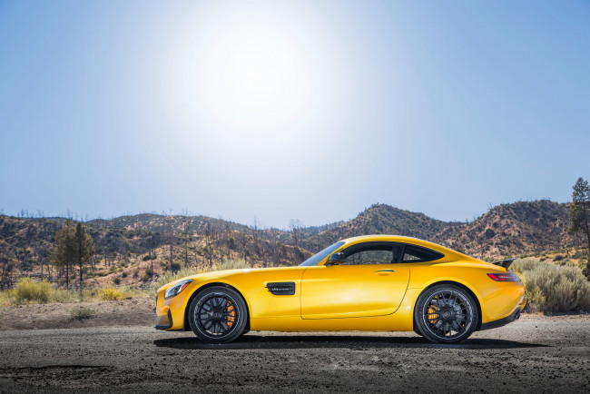 Обои картинки фото автомобили, mercedes-benz, 2016г, mercedes-amg, gt, s, north, america