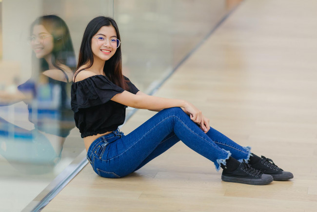 Обои картинки фото девушки, -unsort , азиатки, фон, взгляд, девушка