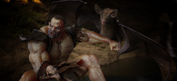 Картинка 3д+графика существа+ creatures существо крыса