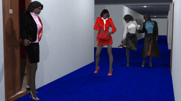 обоя 3д графика, фантазия , fantasy, девушки, взгляд, фон