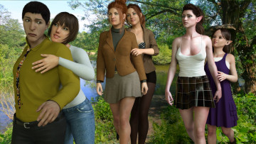 Картинка 3д+графика эльфы+ elves девушки взгляд фон