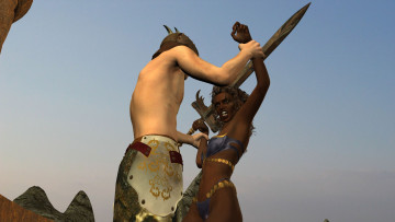 Картинка 3д+графика фантазия+ fantasy фон взгляд девушка