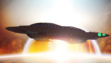 Картинка 3д+графика космические+корабли +звездолеты+ spaceships +starships галактики вселенная полет космический корабль