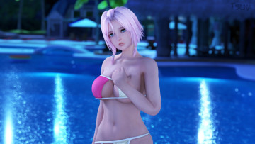 Картинка 3д+графика люди+ people фон взгляд девушка