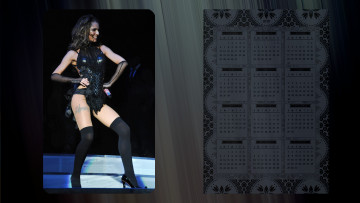 Картинка календари знаменитости улыбка выступление женщина