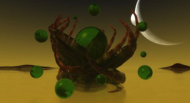 Обои картинки фото 3д графика, шары , balls, фон, шары