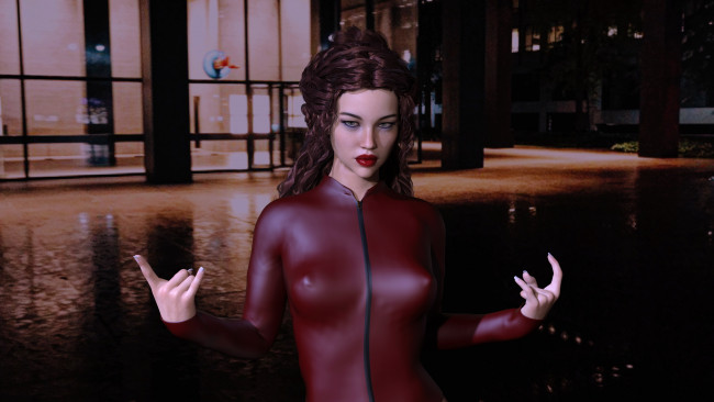 Обои картинки фото 3д графика, люди , people, фон, взгляд, девушка