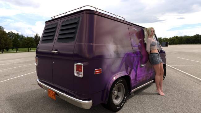 Обои картинки фото 3д графика, люди-авто, мото , people- car ,  moto, фон, взгляд, девушка