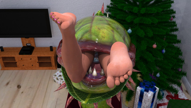 Обои картинки фото 3д графика, ужас , horror, девушка, змея