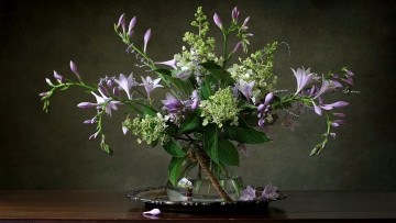 Картинка цветы букеты +композиции блюдо букет ваза