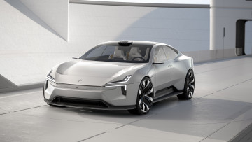 Картинка polestar+precept+2020 автомобили polestar белый мост