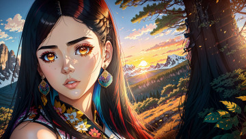 Картинка аниме unknown +другое+ нейросети графика нейроарт ai art нейронные сети рисунки нейро искусство