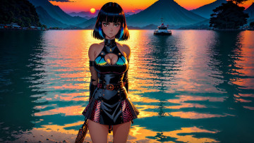 Картинка аниме unknown +другое+ нейросети графика нейроарт ai art нейронные сети рисунки нейро искусство