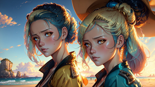 Обои картинки фото аниме, unknown,  другое , нейросети, графика, нейроарт, ai, art, нейронные, сети, рисунки, нейро, искусство