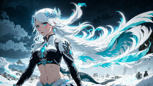 Обои картинки фото аниме, unknown,  другое , нейросети, графика, нейроарт, ai, art, нейронные, сети, рисунки, нейро, искусство