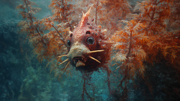 обоя 3д графика, существа , creatures, нейросети, графика, нейроарт, ai, art, нейронные, сети, рисунки, нейро, искусство, нейрографика, graphics, neuroart, neural, networks, drawings, neuro, neurography