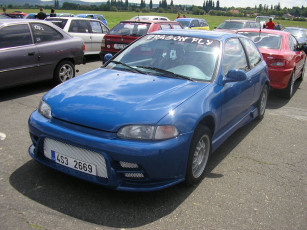 Картинка civic автомобили выставки уличные фото