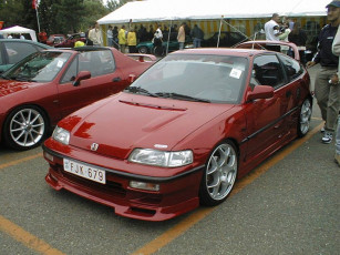 Картинка crx автомобили выставки уличные фото