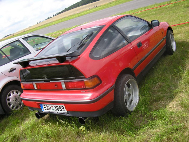 Обои картинки фото crx, автомобили, выставки, уличные, фото