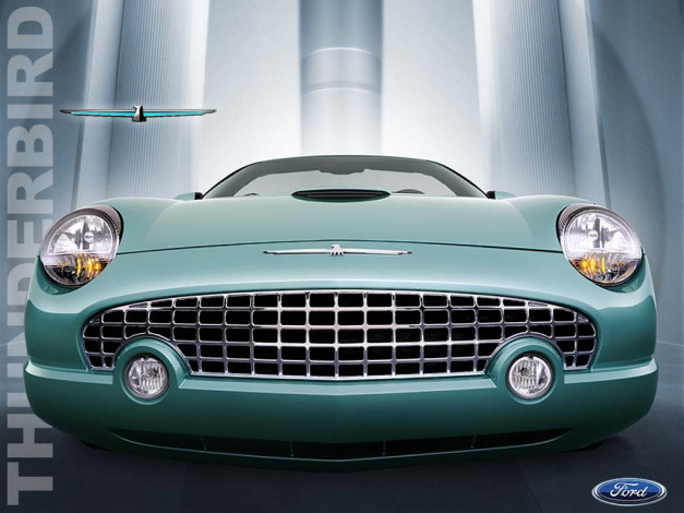 Обои картинки фото ford, thunderbird, автомобили