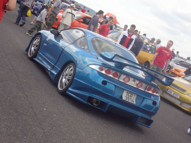 Обои картинки фото митсубиси, эклипс, автомобили, mitsubishi