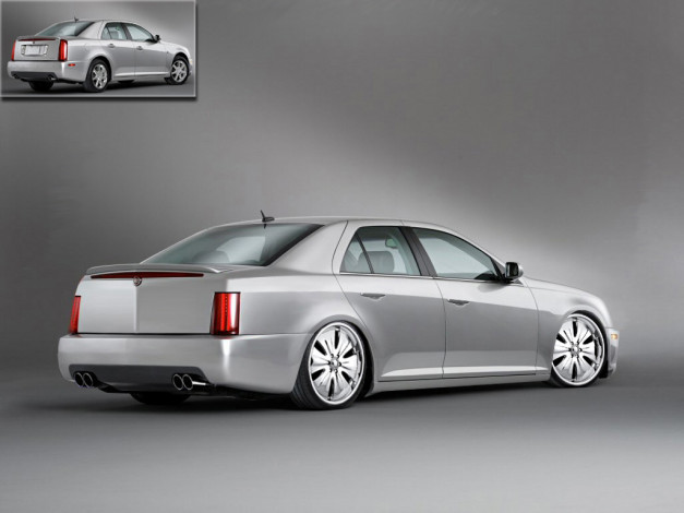 Обои картинки фото sts, автомобили, cadillac