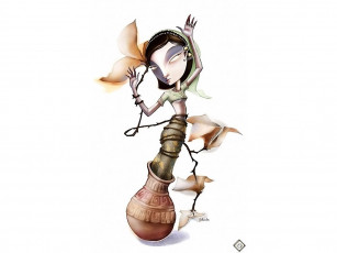 Картинка меланхолические девушки 06 рисованные люди