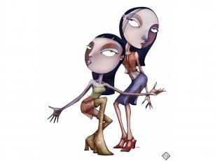 Картинка меланхолические девушки 10 рисованные люди