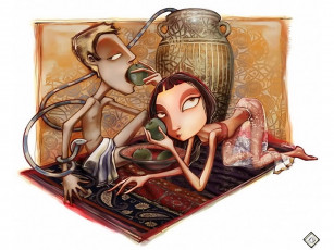 Картинка мелонхолические девушки 11 рисованные люди