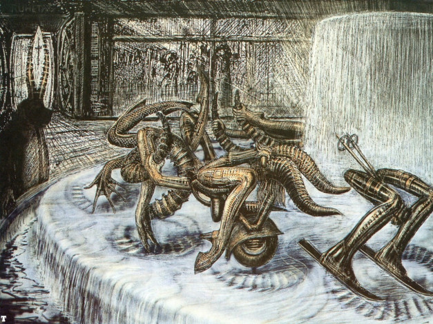 Обои картинки фото фэнтези, giger