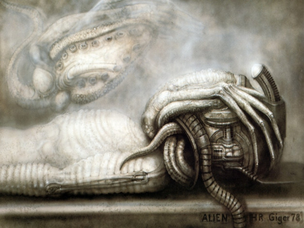 Обои картинки фото фэнтези, giger