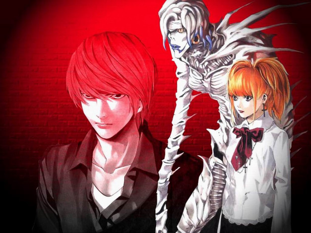 Обои картинки фото dn52, аниме, death, note