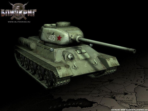 Обои картинки фото блицкриг, blitzkrieg, видео, игры