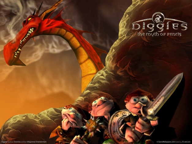 Обои картинки фото видео, игры, diggles, the, myth, of, fenris