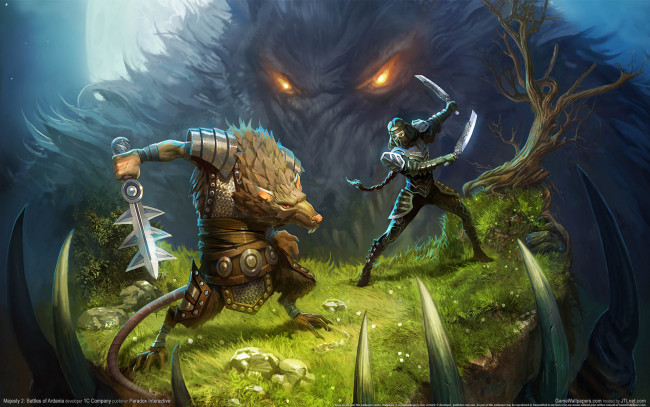 Обои картинки фото majesty, battles, of, ardania, видео, игры