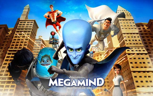 Обои картинки фото мультфильмы, megamind