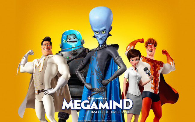 Обои картинки фото мультфильмы, megamind