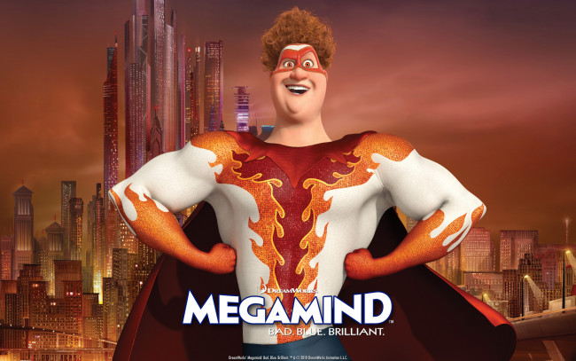 Обои картинки фото мультфильмы, megamind