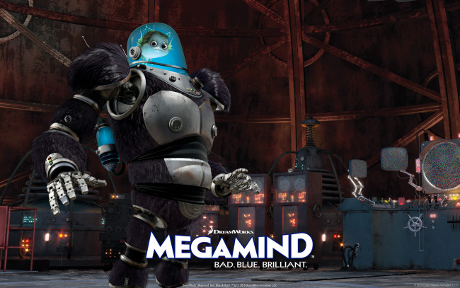Обои картинки фото мультфильмы, megamind