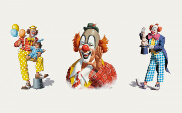 Картинка arthur saron sarnoff рисованные праздник клоуны