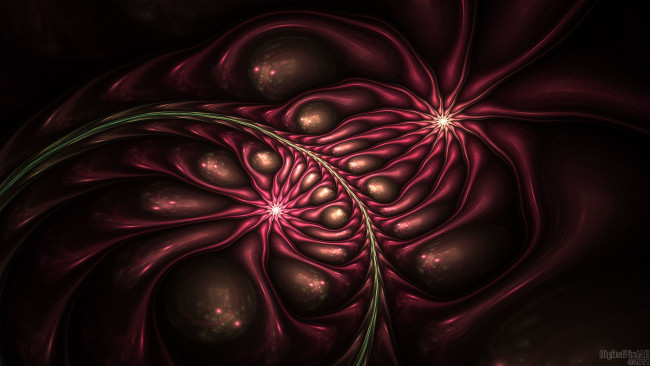 Обои картинки фото 3д, графика, fractal, фракталы, тёмный