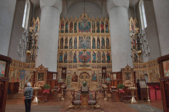 Картинка интерьер убранство роспись храма храм