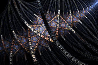 Картинка 3д графика fractal фракталы фон цвета узор