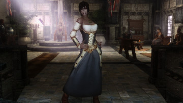 Картинка 3д графика people люди девушка комната взгляд