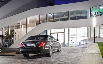 Картинка mercedes benz s65 amg автомобили mercedes-benz двигатели германия подразделение daimler ag автобусы грузовики легковые