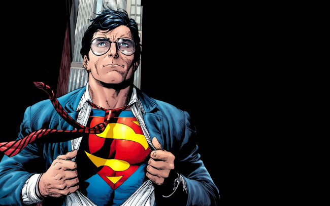 Обои картинки фото рисованные, комиксы, clark, kent, супермэн, man, of, steel, Человек, из, стали, комикс, cartoon