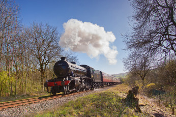 Картинка техника паровозы паровоз дорога железная