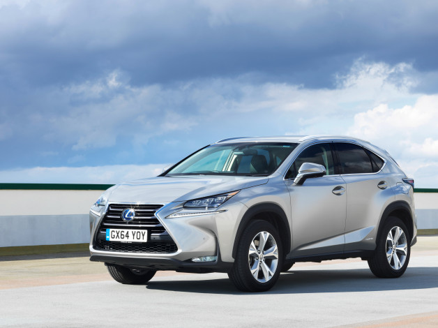 Обои картинки фото автомобили, lexus, 2014г, uk-spec, 300h, nx